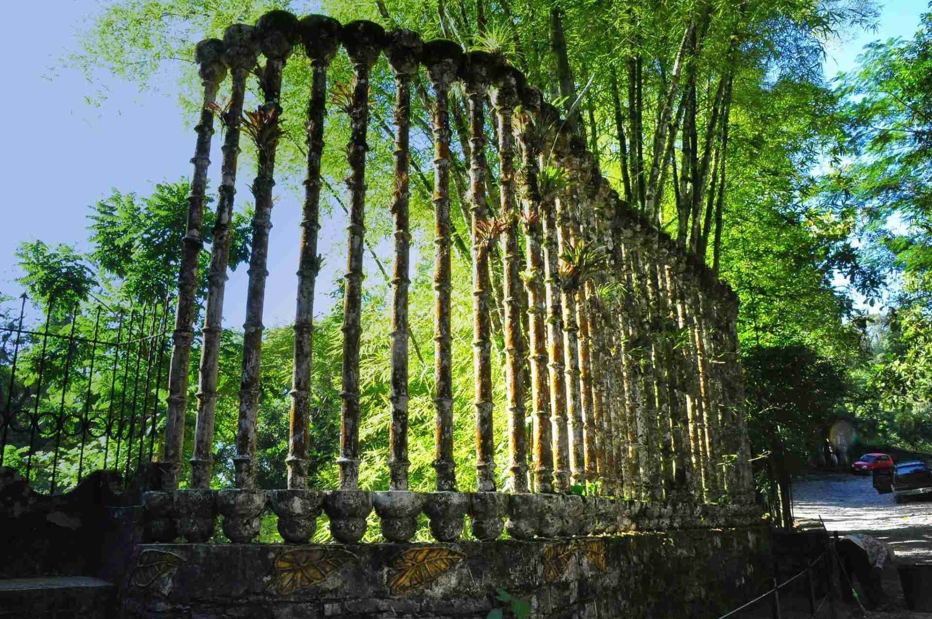 Bamboo Styled Columns in Las Pozas-Photo by Rod Waddington