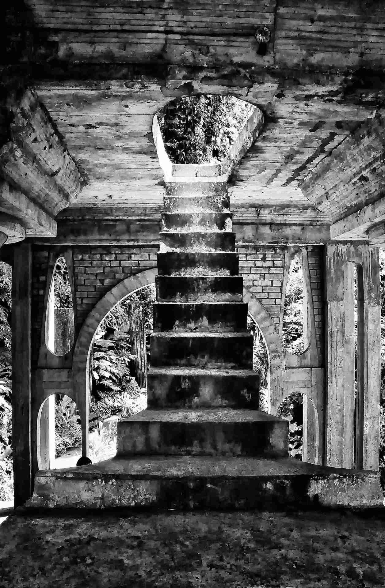 Las Pozas Stairs to the Sky-Photo by Rod Waddington