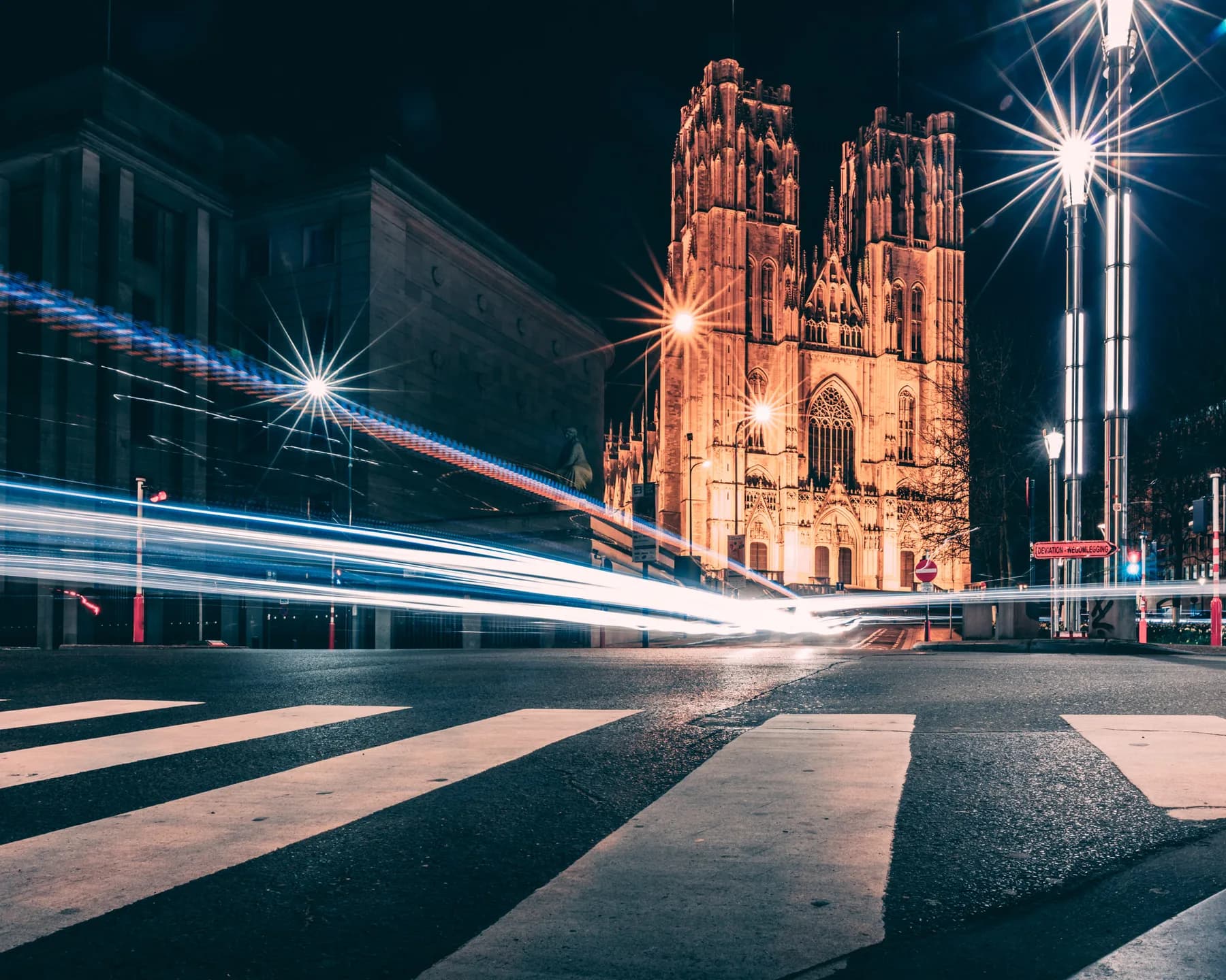 St Michael and St Gudula, Brussels, Belgium