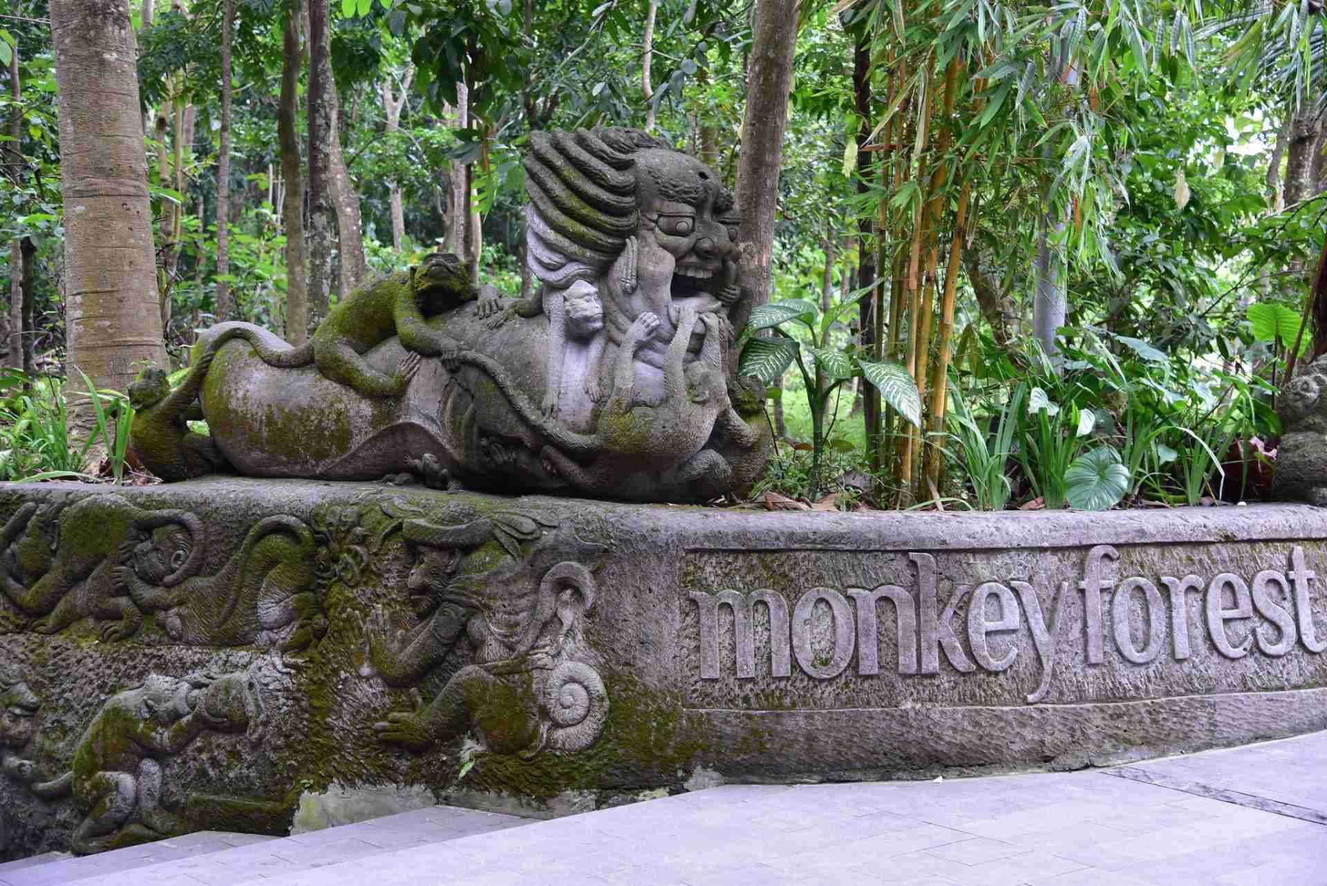 Entrance to the Ubud Sacred Monkey Forest -Photo by shankar s.