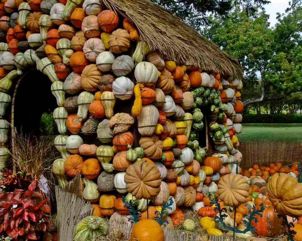 Pumpkin Village Gourd House – Photo by Allen Sheffield