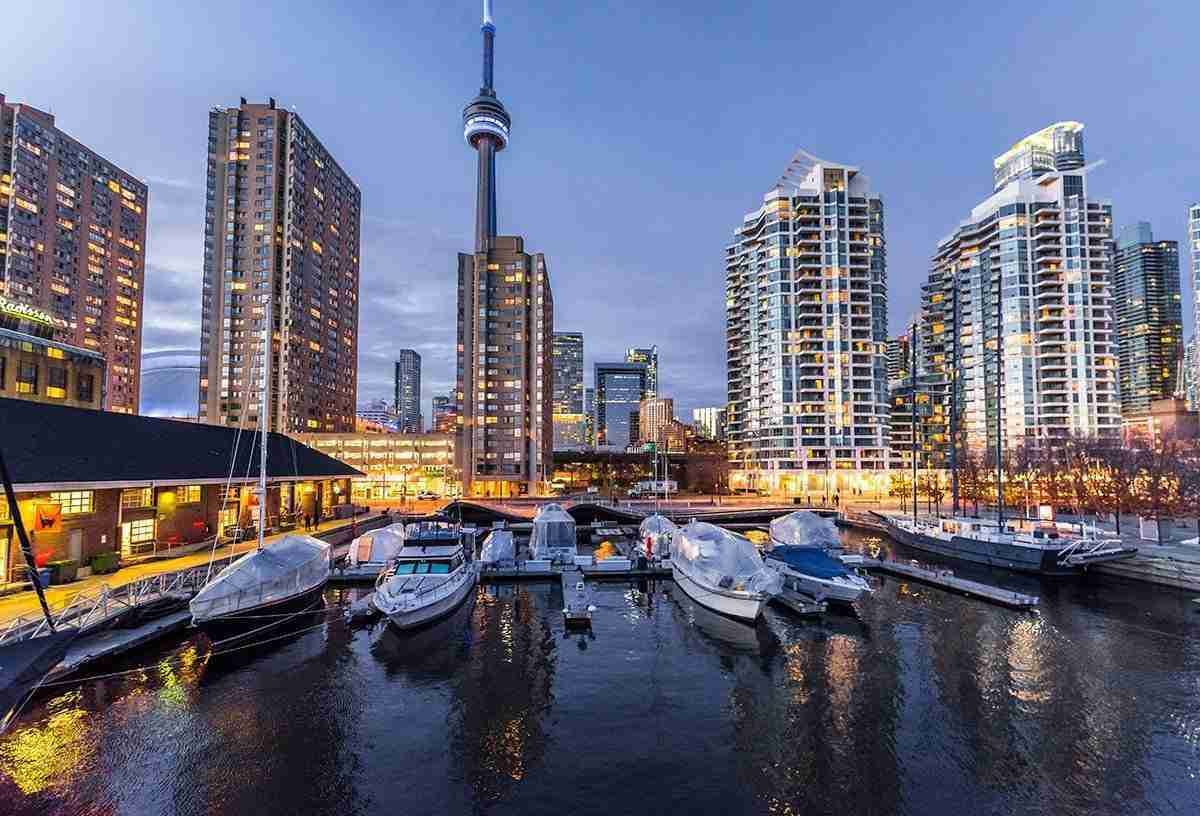 Amsterdam Bridge View of Toronto