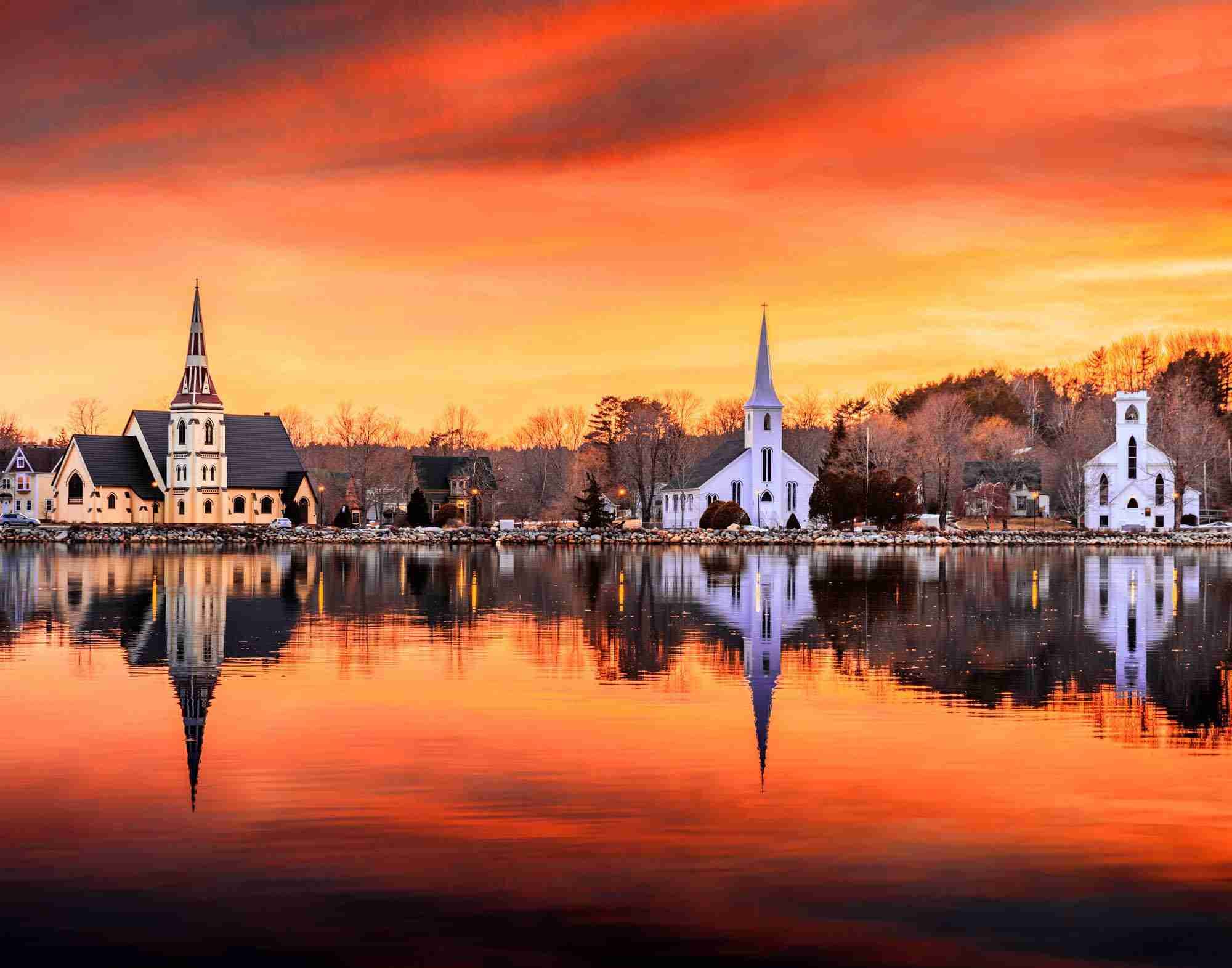 Mahone Bay Three Churches-Photo by Shawn M. Kent