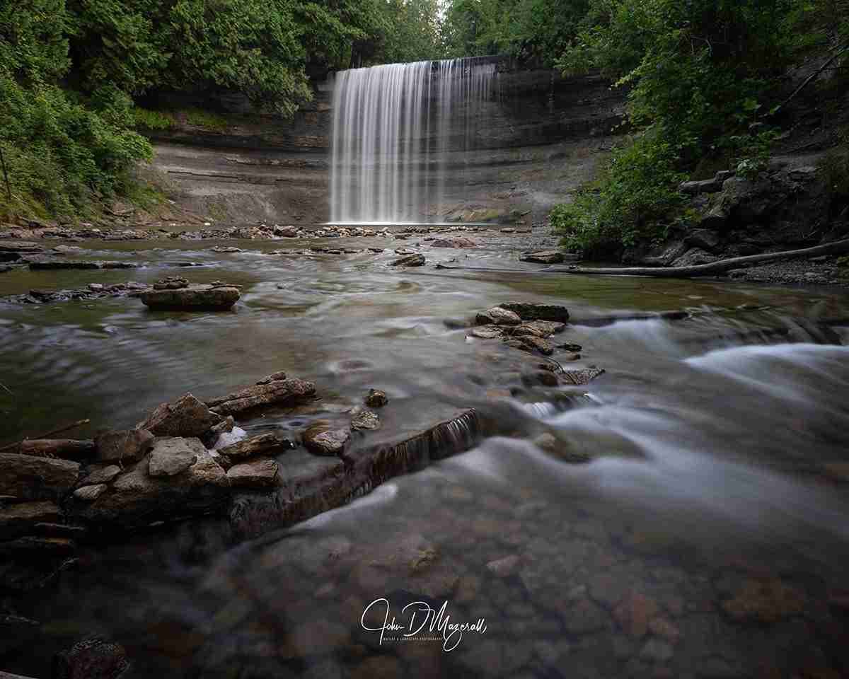 Bridal Veil Falls by John Mazerall