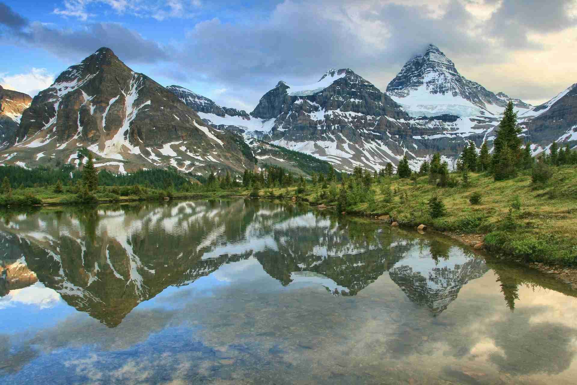 Magog Lake and Mount Assiniboine