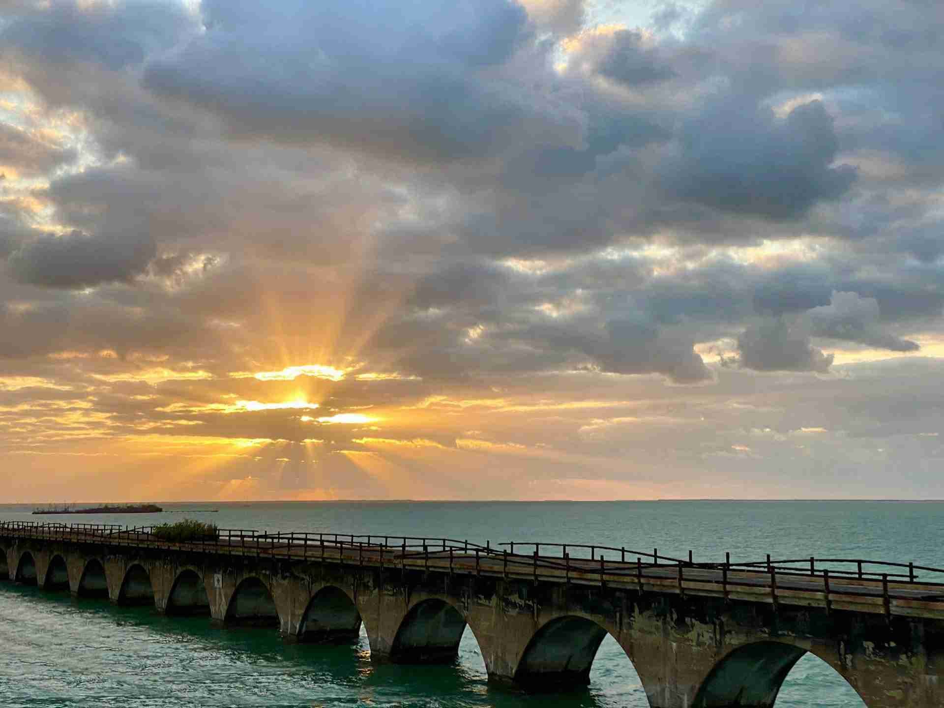 Old Seven Mile Bridge by Charlie Wollborg