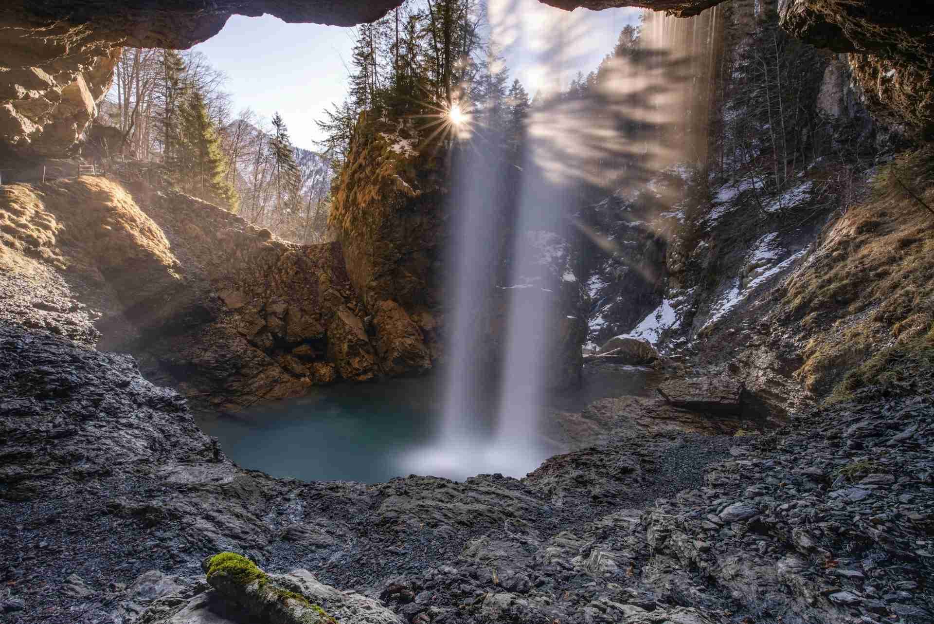 Berglistüber Waterfall by Philipp Düsel