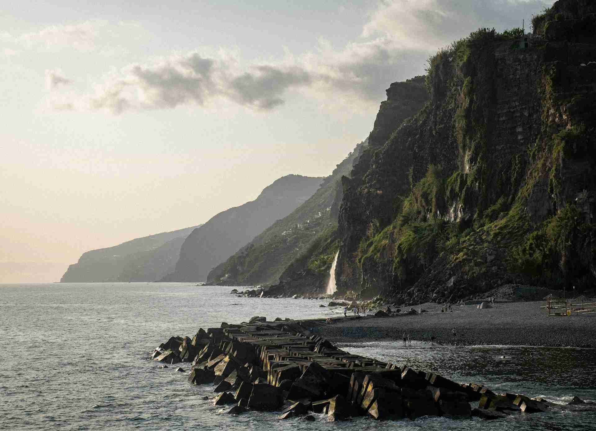Praia da Ponta do Sol and Cascata do Mito