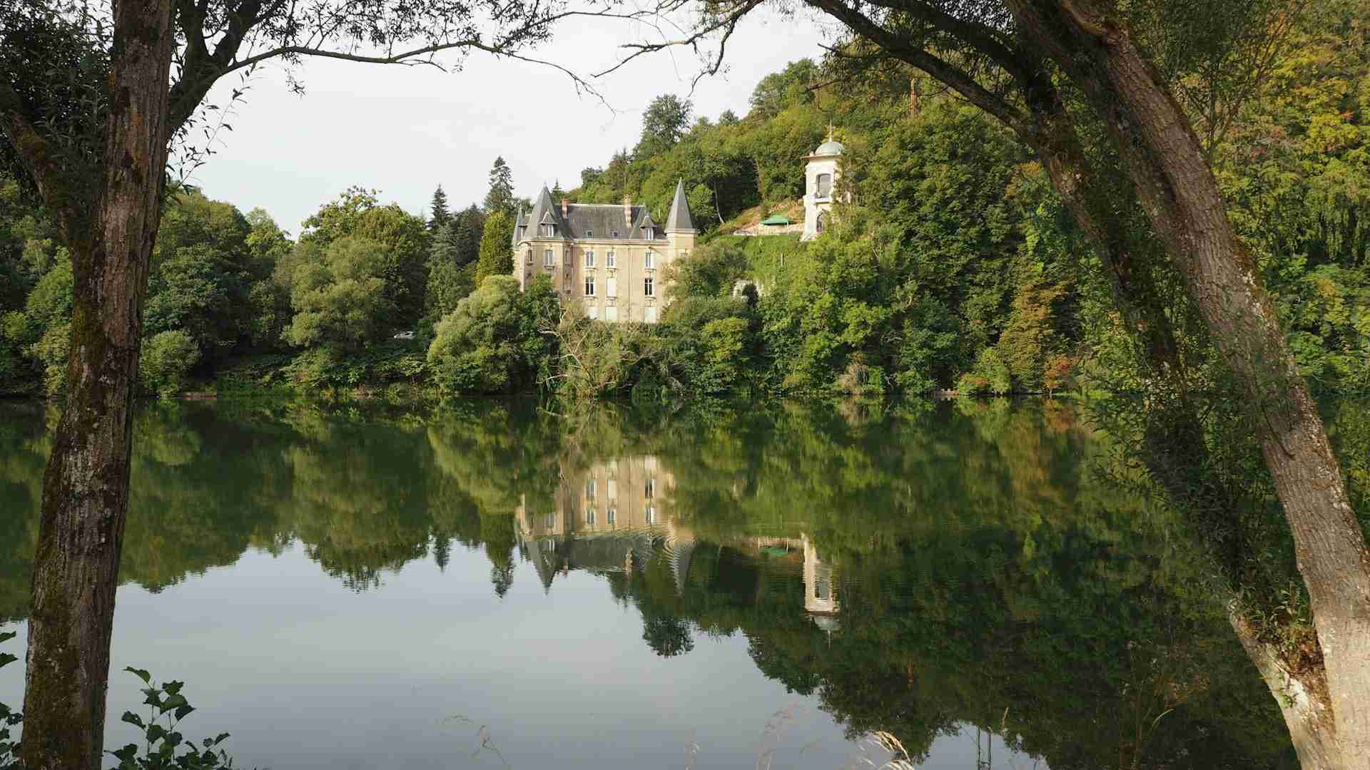 Château de la Flie along the Moselle River by Max Payload