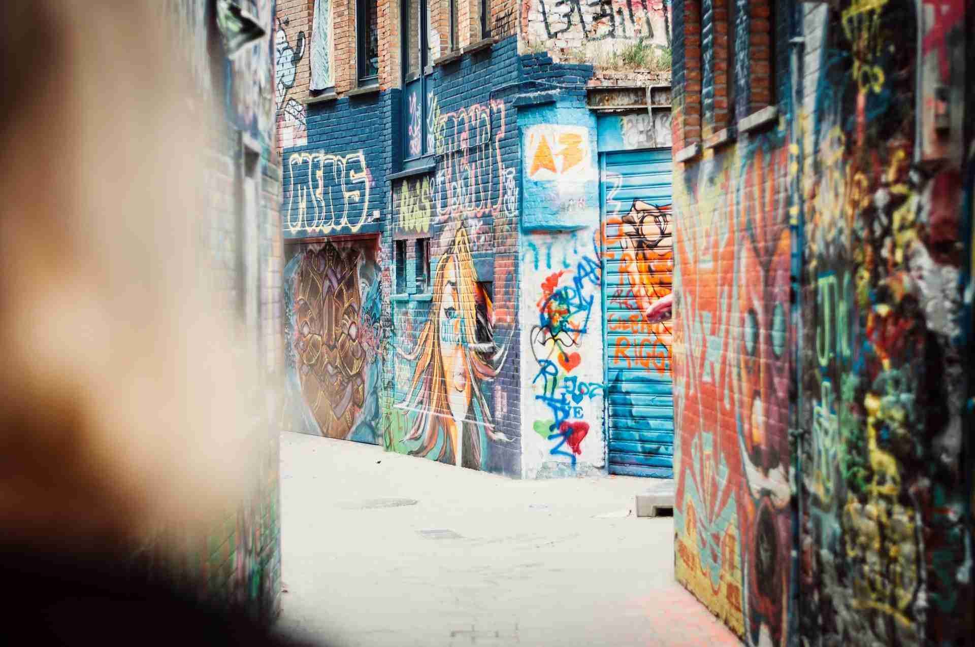 Graffitistraat Ghent