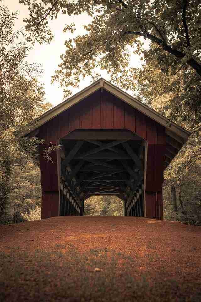 Historic Red Mill Covered Bridge