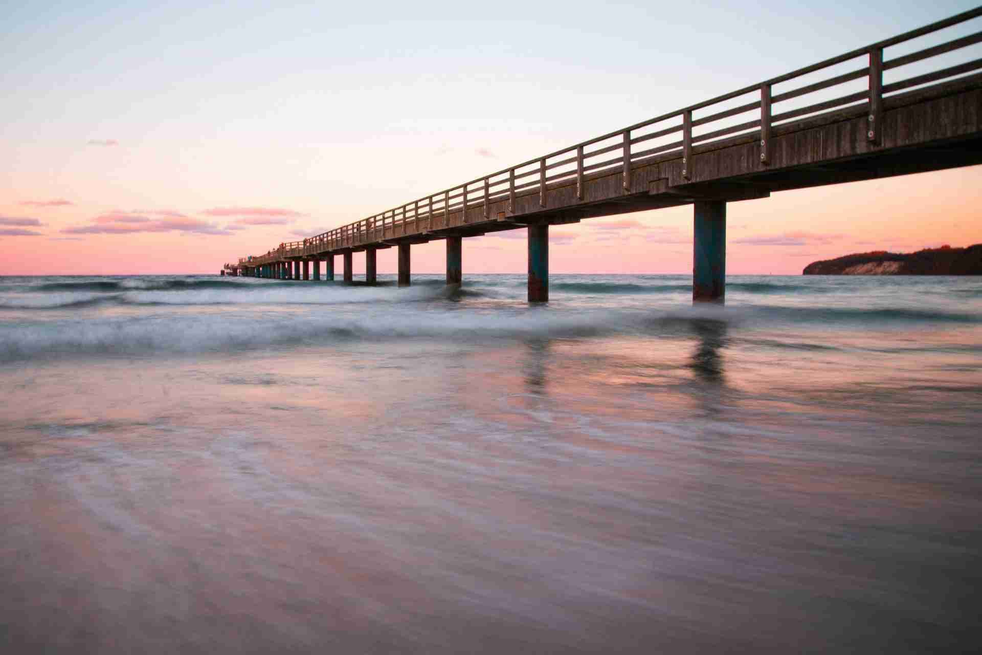 Seebrücke Ostseebad Binz by Robert Wiedemann