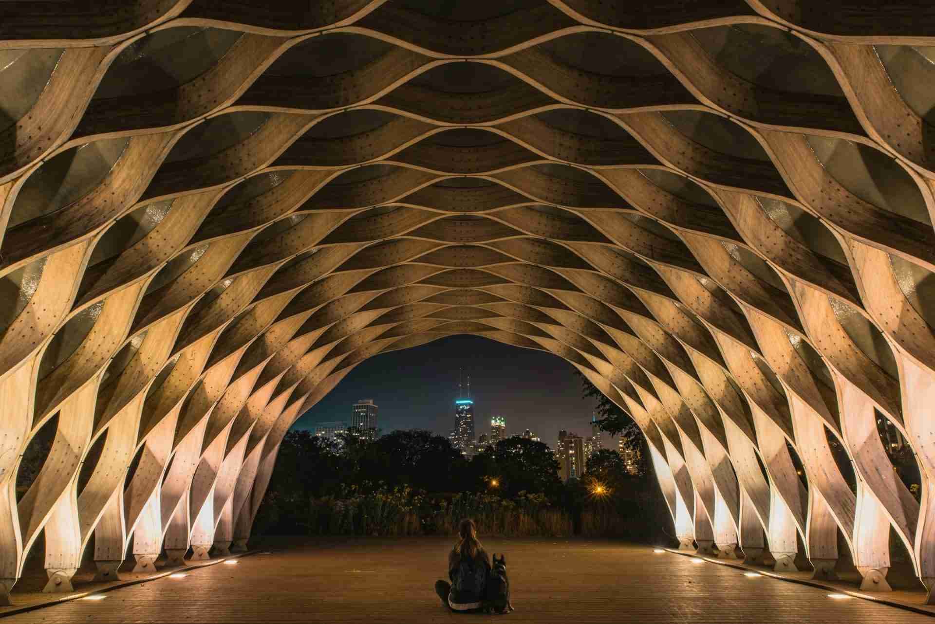 Peoples Gas Pavilion (The Honeycomb) by Chris Palomar