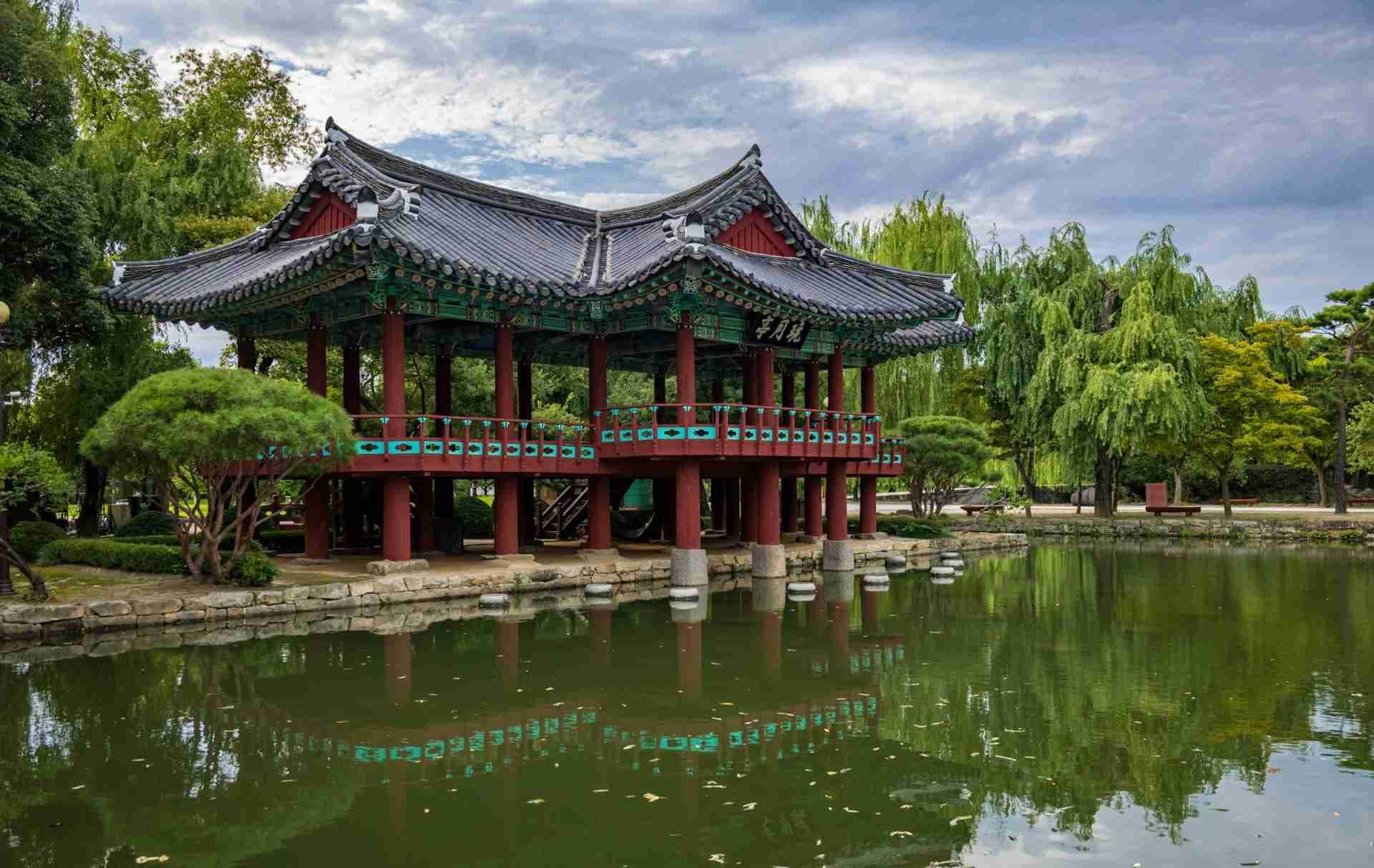 Gwanghallu Pavilion in Gwanghanruwon Garden by Photos of Korea
