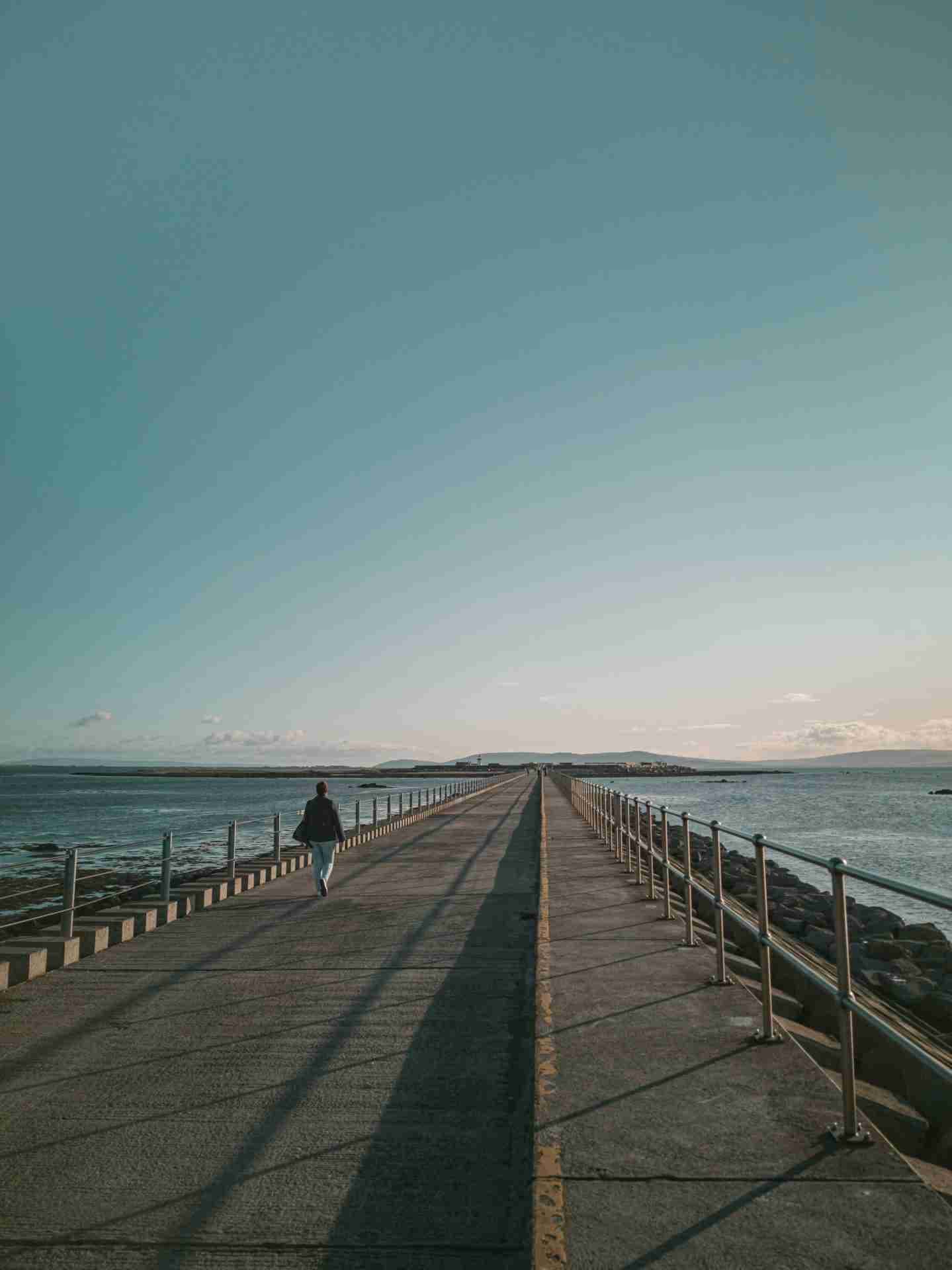 Mutton Island Causeway by Gabriel Ramos