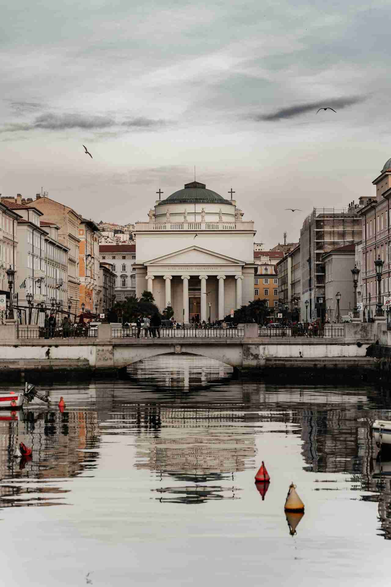 Canal Grande di Trieste and Sant’Antonio Nuovo by Daniel Diesenreither