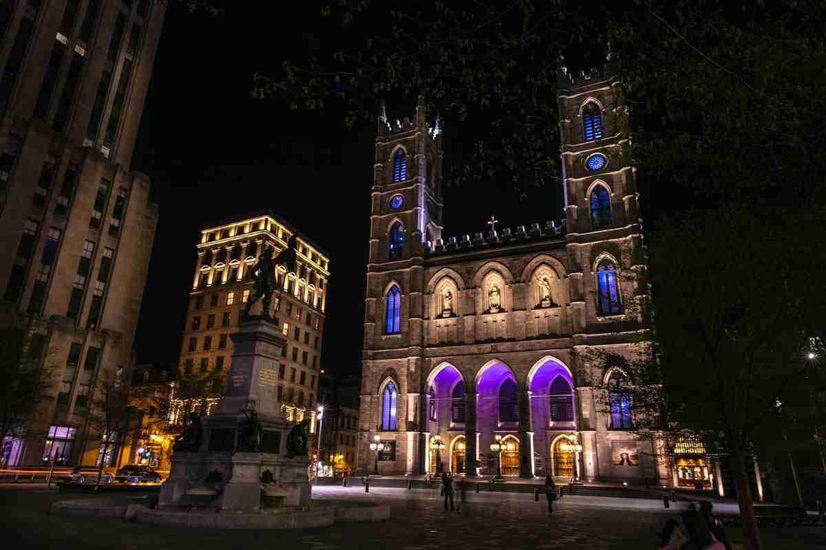 Place d’Armes and Notre-Dame Basilica of Montreal